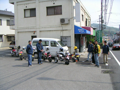 ホンダモンキーツーリング出発前