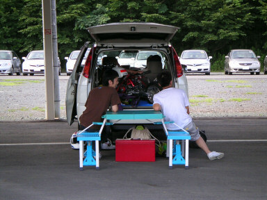 ホンダモンキードラッグレースピット