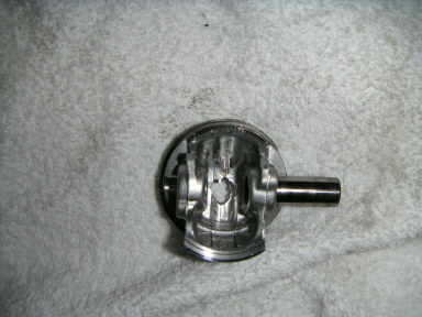 ホンダモンキードラッグレース後のピストン