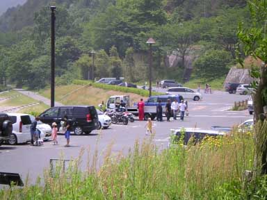 ホンダモンキーツーリング土師ダム到着