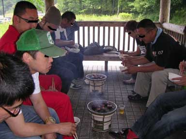 ホンダモンキーツーリング焼き肉