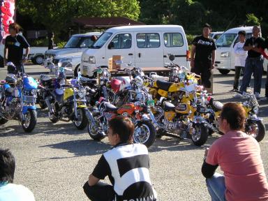 入賞したホンダモンキー達