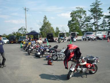 ギャラリーのホンダモンキー