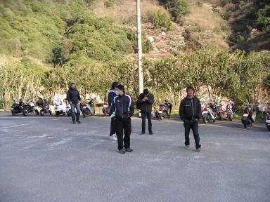 ホンダモンキーツーリング休憩