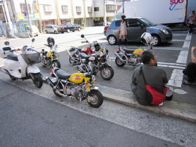 ホンダモンキーツーリング出発前