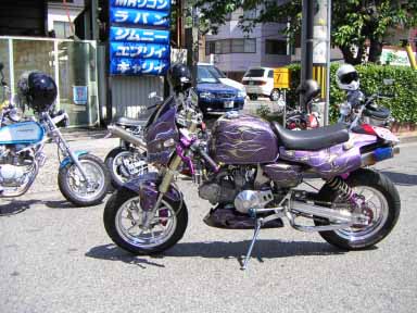 ホンダモンキーツーリング休憩