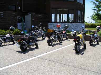 ホンダモンキーツーリング蒲刈島到着