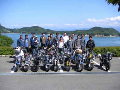 ホンダモンキーツーリング集合写真