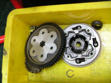 ホンダゴリラのノーマルクラッチ