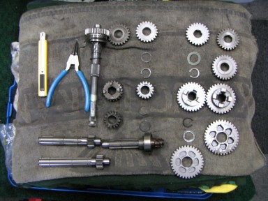 ホンダゴリラのミッションパーツ