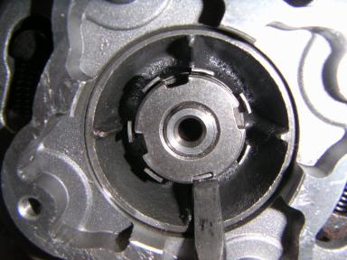 クランクケース別角度のアップ写真