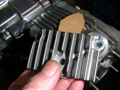 純正カバーブラスト処理後