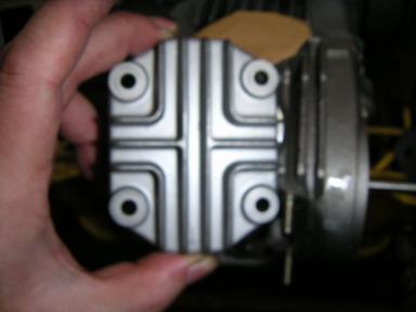 ブラスト処理後の純正カバー