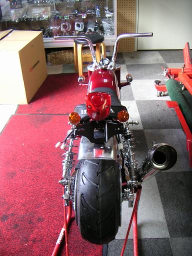 ホンダモンキーのテールフェンダー