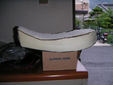 サドルシートのクッション