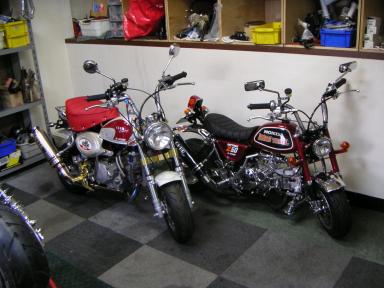 ホンダモンキー斜め上からの写真